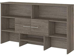 bbf Office 500 72W Desk Hutch in Modern Hickory - Engineered Wood