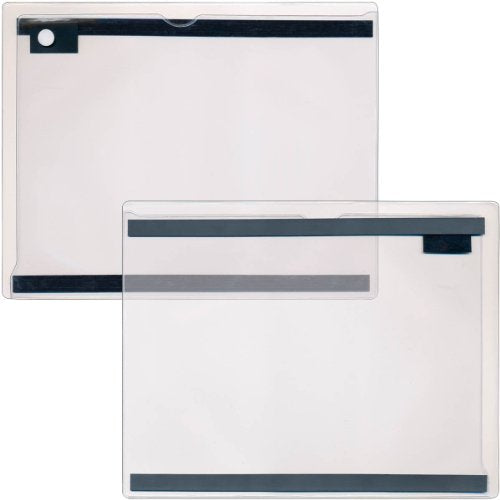 StoreSMART - Magnetic Closure Pocket - Magnetic-Back - 100-Pack - Clear - 8.5" x 11" (MCP8511MBSTC-100)