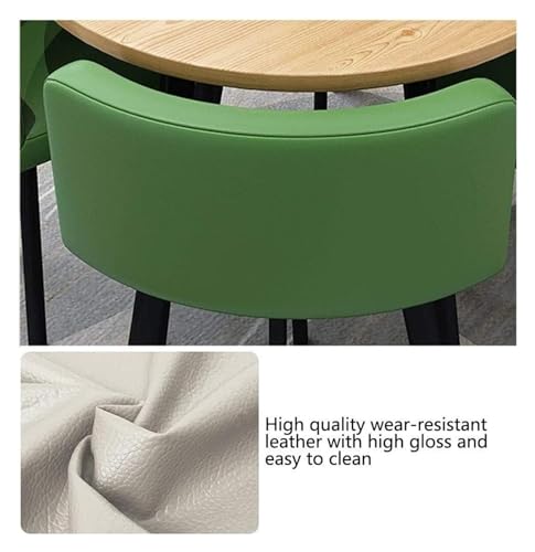 DioOnes Office Conference Table Set - Modern Minimalist Design, 80cm Dining Table with Chairs