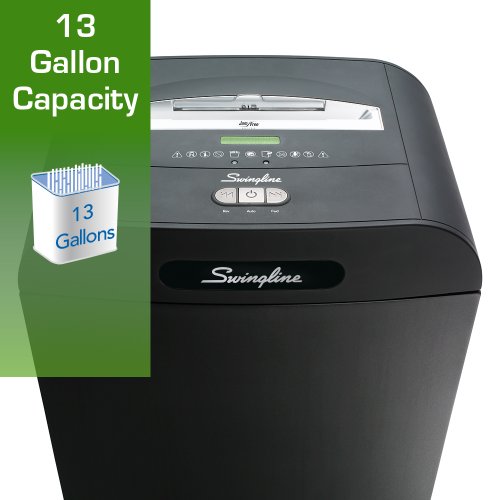 Swingline Paper Shredder, Jam Free, 22 Sheet Capacity, Strip-Cut, 5-10 Users, DS22-13 (1758575)