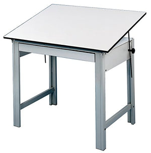 Alvin DM60ND DesignMaster Table, 37.5" x 60" Top, Gray