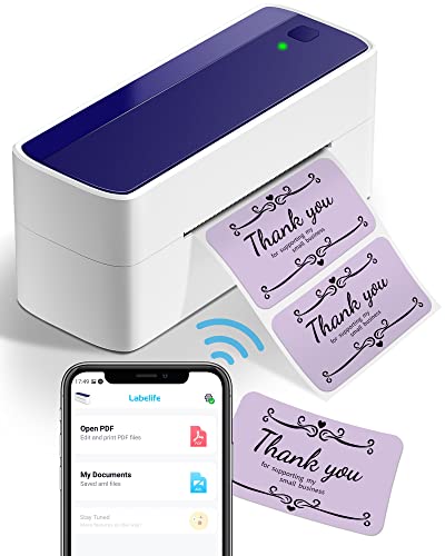 [Upgrade] Label Printer - Itari Bleutooth Label Printer, Wireless Shipping Label Printer Compatible with iPhone & Android & Windows, Thermal Printer for Amazon, Etsy, USPS, UPS, Shopify, Ebay