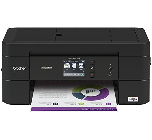 Brother Wireless All-in-One Inkjet Printer, MFC-J690DW, Multi-function Color Printer, Duplex Printing, Mobile Printing, Amazon Dash Replenishment Enabled