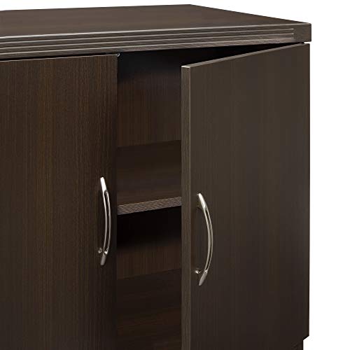 Mayline ASCLDC Aberdeen 36"W Storage Cabinet with 2 Doors, Mocha Tf