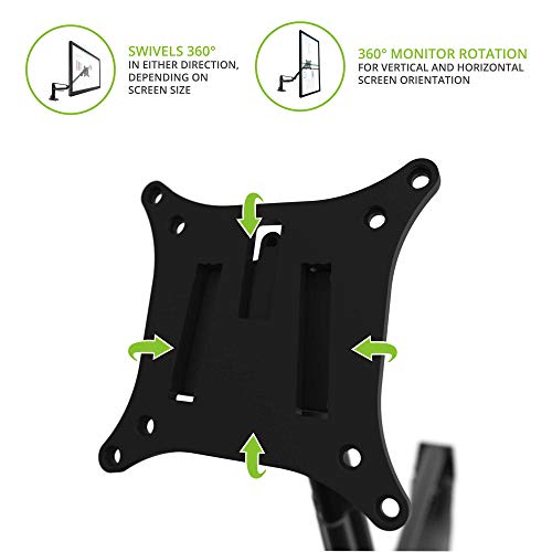 Kanto DMS1000 Desktop Mount for 17-inch to 32-inch Displays (Black)