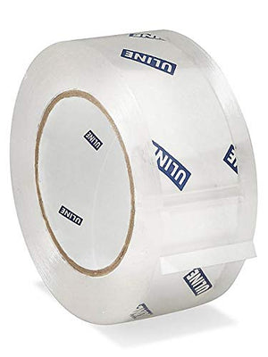 ULINE S-16982 Carton Sealing Tape, 2.6 Mil, 2" Width, 110 yds Length, Clear (Pack of 36)