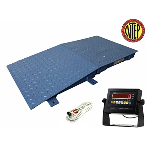 Liberty Scales Industrial Digital Floor Scale 24" x 24" for Warehouse Shipping, 1000lb Capacity