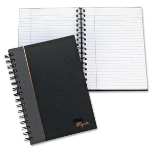 Wholesale CASE of 20 - Tops Sophisticated Business Notebooks-Executive Notebook,20lb.,92 GE, 96 Shts,8-1/4"x5-7/8",BK/GY