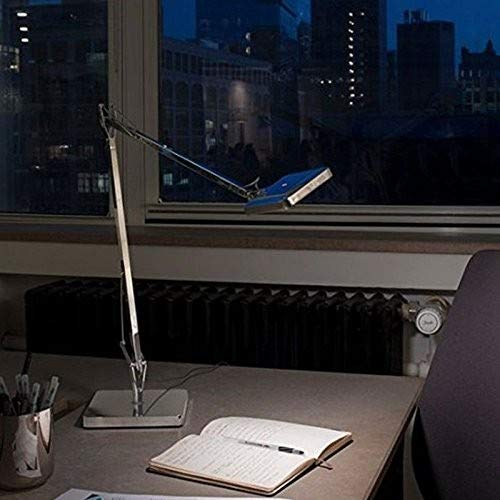 Flos Kelvin EDGE Base LED Table Lamp Chrome F3452057 Dimmable