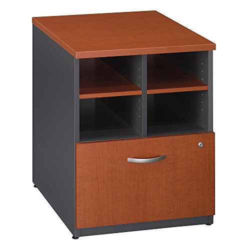 Bush Business Furniture Series C Collection 24W Piler Filer in Auburn Maple