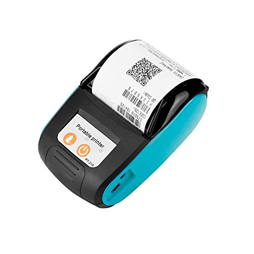 Bluetooth Receipt Printer, 58mm Mini Thermal Printer, Wireless Portable POS Receipt Printer, Mobile Thermal Printer Support Android/IOS, Bill Receipt Printer for Restaurant Sales Retail Small Business