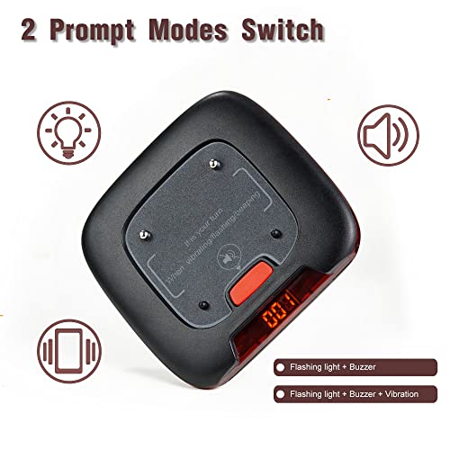 Generic Restaurant Pager System with 20 Pagers, 2624ft Range, Call Record & Silent Mode