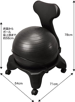 HATAS(秦運動具工業) Exercise Industrial 50cm Black Barbell - DB120CB