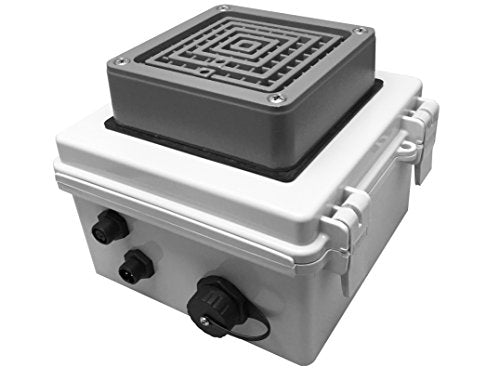 Linortek Netbell-KB All-in-One Extra Loud Automatic Factory Warehouse Break Buzzer System Programmable Bell Timer Software Web-Based Bell Controller w/One External Buzzer Output Covers 25,000sqf Area