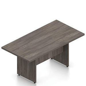 Offices To Go 8ft Contemporary Rectangular Conference Room Table in Artisan Grey