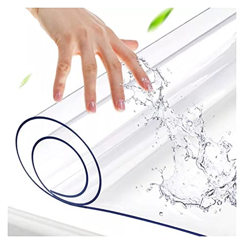 ZWYSL Transparent Carpet Protector Chair Mat - Scratch-Resistant, Waterproof, Oil-Proof - Customizable (Clear-2mm, 180x250cm)