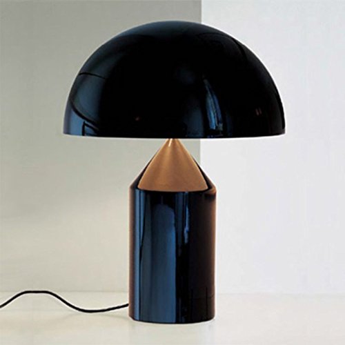 Oluce Atollo 233 Table Lamp 2x100W E27 Dimmer Black
