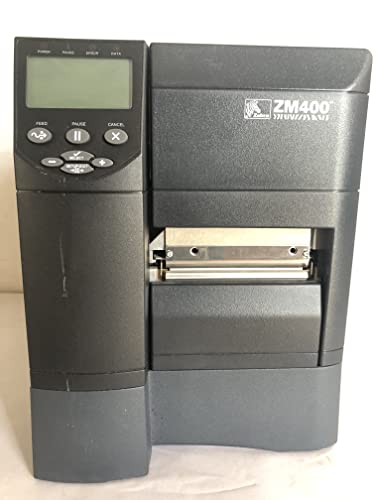 Zebra ZM400-3001-0100T Direct Thermal/Thermal Transfer Desktop Label Printer, 300 DPI, 4.09" Print Width, 8"/sec Print Speed, With Ethernet Connection