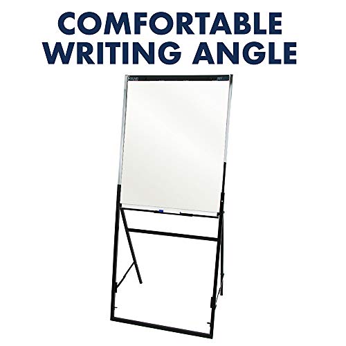 Quartet Futura Easel, Whiteboard/Flipchart, 24 x 36 Inches, Black Frame (351900)