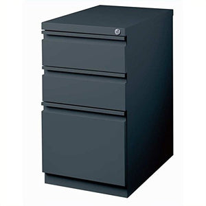 Value Pack (Set of 2) 3 Drawer Mobile File Cabinet in Charcoal