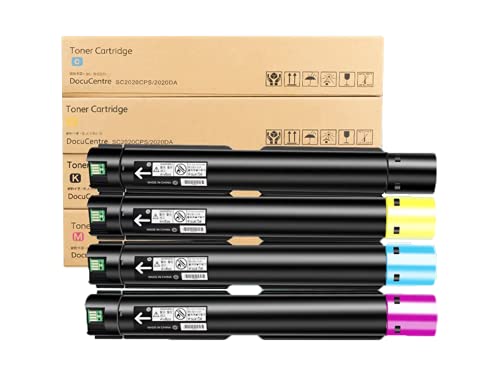 SAIDING C7000 Toner Remanufactured Toner Cartridge Replacement for Xerox C7000 C7000/DN C7000/N Printer 106R03757, 106R03758, 106R03759, 106R03760 （4 Packs） BCMY