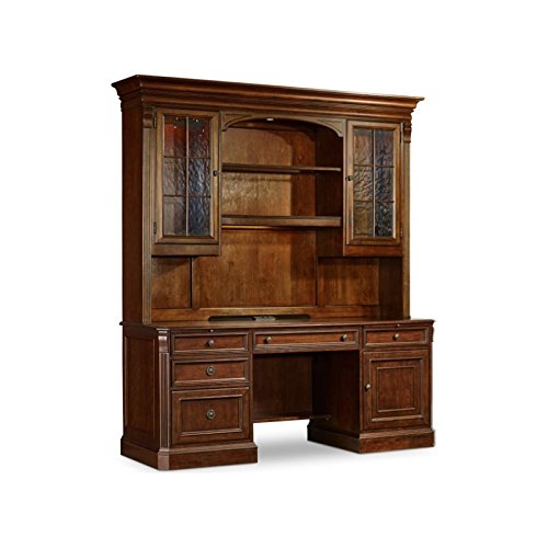 Hooker Furniture Brookhaven Computer Credenza in Cherry