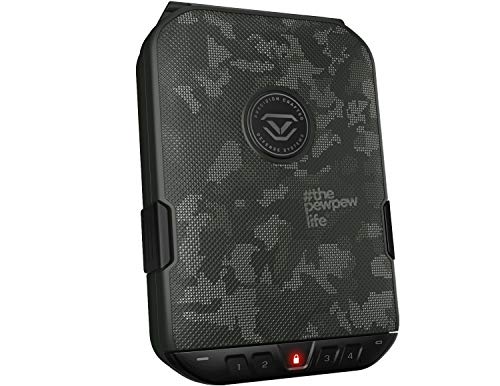 VAULTEK LifePod 2.0 Secure Waterproof Travel Case Rugged Electronic Lock Box Travel Organizer Portable Handgun Case with Backlit Keypad (Colion Noir Edition)