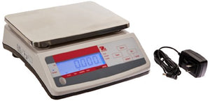 Ohaus V11P6T Valor Compact Precision Scale with Dual Display, 6,000g Capacity, 1g Increments, ABS Plastic