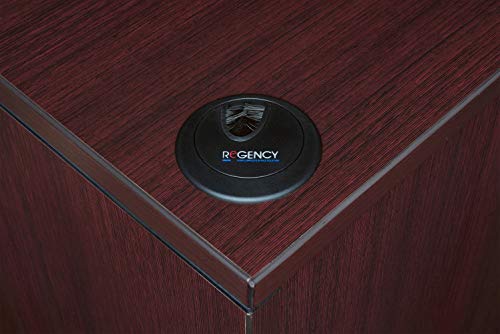 Regency Legacy L-Desk Shell, 66" x 30", Mahogany
