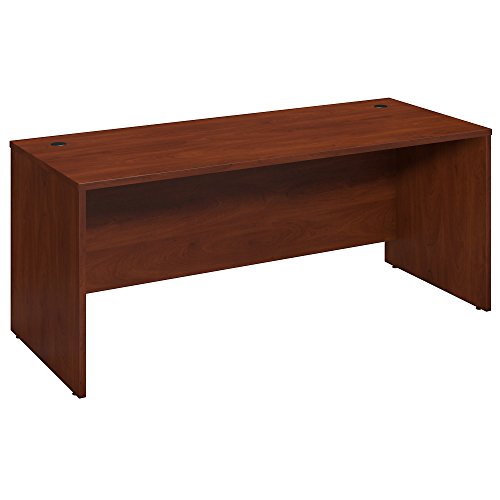 Bush Business Furniture Series C Elite 72W x 30D Desk Shell in Hansen Cherry