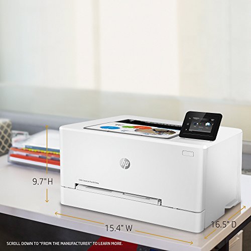 HP LaserJet Pro M254dw Wireless Color Laser Printer, Amazon Dash Replenishment ready (T6B60A)