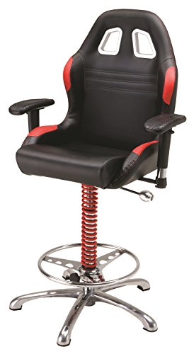 Pitstop Furniture BC6000R Red Crew Chief Bar Chair
