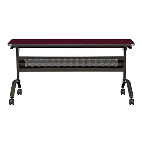 Safco Products Flip-N-Go Training Table, Regal Mahogany