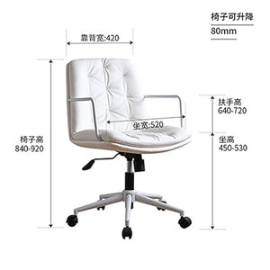 None Computer Chair with Adjustable Height, Rotatable Dressing Table - Makeup Chair - Minimalist Office (Color: E, Size: As Shown)