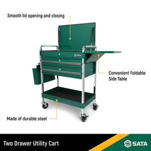 SATA Two-Drawer Tool Cart - ST95118SC