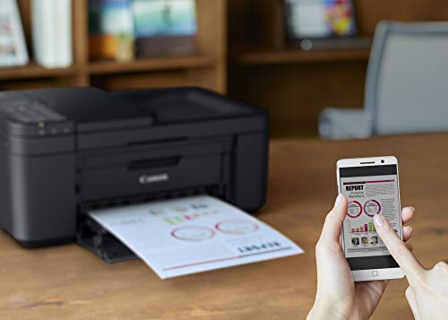 Canon PIXMA TR4520 Wireless All in One Photo Printer with Mobile Printing, Black, Works with Alexa