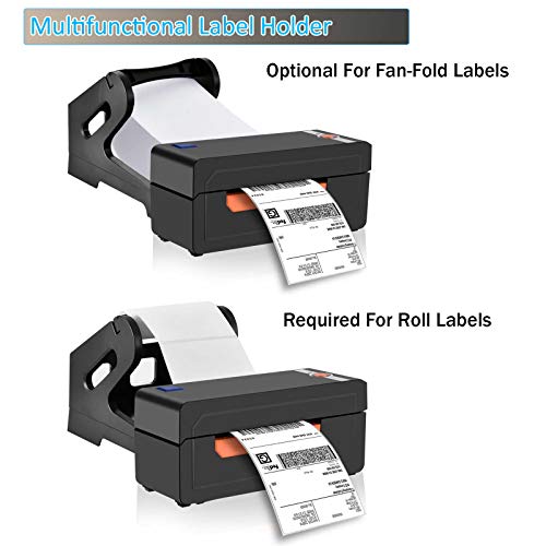 OIEXI Shipping Label Printer 4x6, High Speed Direct USB Thermal Barcode 4×6 Label Marker Writer Machine with Label Holder, Compatible with Ebay, Amazon, DHL, FedEx, UPS, Shopify, Etsy