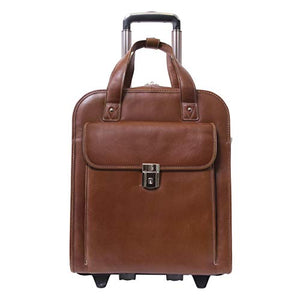 Siamod Women's Pastenello 2-in-1 Vertical Laptop Case,Brown,14"