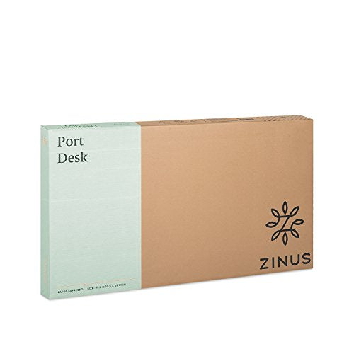 Zinus Tresa Computer Desk / Workstation in Espresso, Large