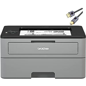 Premium Brother HL L2000 Series Compact Monochrome Laser Printer I Wireless | Mobile Printing I Auto 2-Sided I Up to 32 pages/min I 250-sheet/tray Amazon Dash Replenishment Ready (Renewed)
