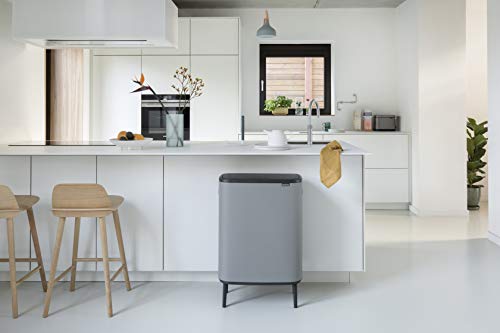 Brabantia Bo Touch Bin Hi, 60 litres, Mineral Grey