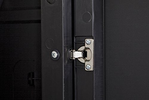 Keter XL Plus Freestanding Plastic Utility Cabinet, 34.6" x 17.7" x 71.2", Black