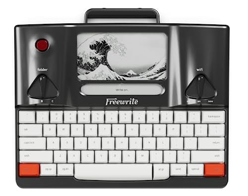 Astrohaus Freewrite Smart Typewriter | E Ink Display | WiFi-Enabled Word Processor | Cloud Sync | Drafting Machine