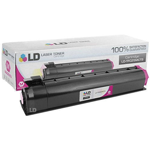LD Compatible Toner Cartridge Replacement for Toshiba T-FC25 (2 Black, 2 Cyan, 2 Magenta, 2 Yellow, 8-Pack)