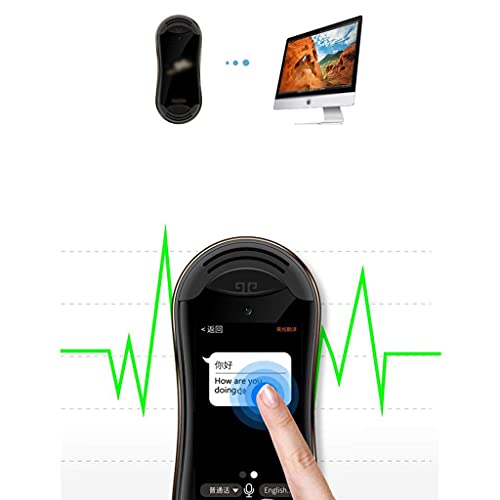UsmAsk Language Translator Device, 72 Languages, Multi-Language Photo Translation, Two Way Instant Voice Translator (Golden)