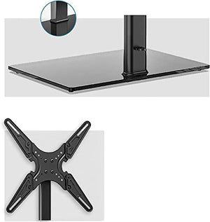 Generic Multifunction Rolling Floor TV Stand with Mount for 32-55 Inch TVs, Height Adjustable - Max VESA 400x400mm