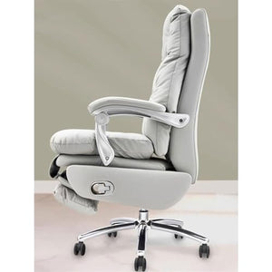 WAOCEO Executive Swivel Chair - Reclining Luxury Office Furniture (Color: A)