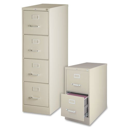 Lorell LLR48500 Commercial Grade Vertical File Cabinet, Light Gray