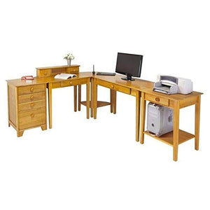 GodSend 5 Piece Home Office Set in -Home Office Furniture Sets-Computer Desk-Home Office desks-Desk with Drawers-Storage Cabinet-Home Office Desk-Home Office Furniture Set-Home Office Set Furniture