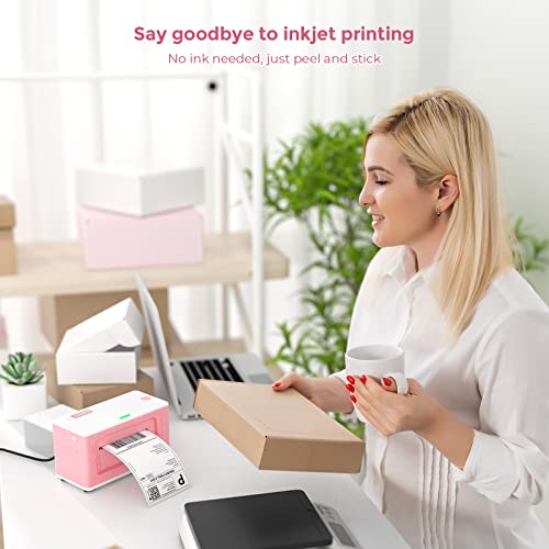 MUNBYN Thermal Printer, Label Printer for Shipping Packages 4x6 Labels [Upgraded 2.0] Thermal Label Printer for Home Business, Compatible with Amazon, Etsy, Ebay, Shopify, FedEx, UPS, USPS